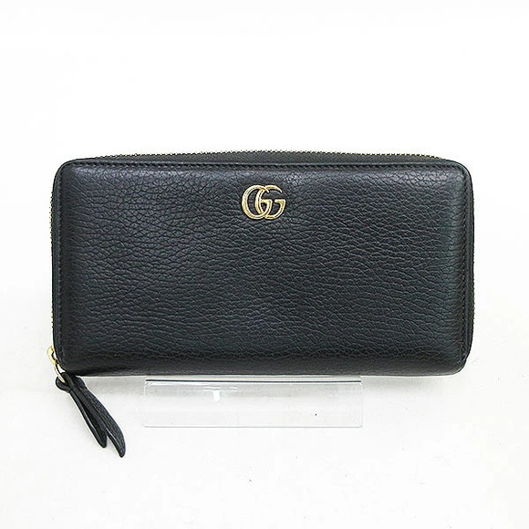 Gucci Handbags - GUCCI GG Marmont Round Zip Long Wallet